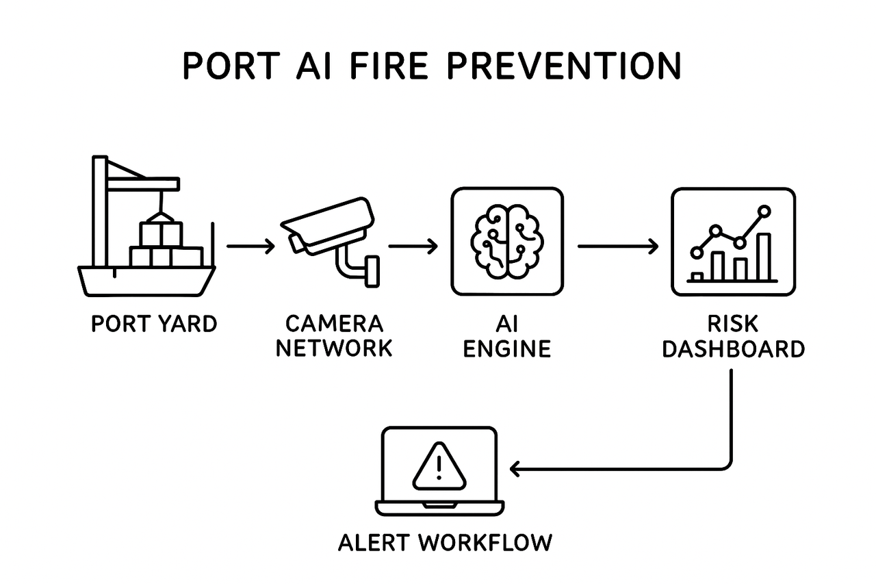 Port AI Fire Prevention
