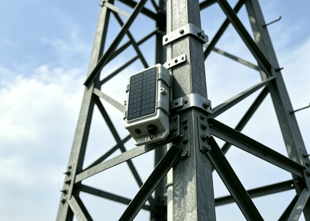Solar-Powered Tower Tilt Monitoring Terminal T502